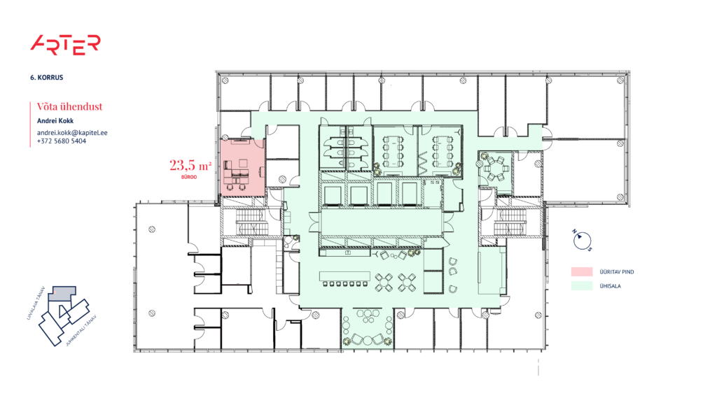 6-korrus-23,5 m2-plaan
