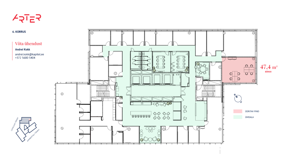 6-korrus-47,4 m2-plaan